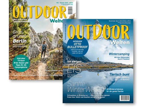 zwei Cover von Hochglanzmagazinen